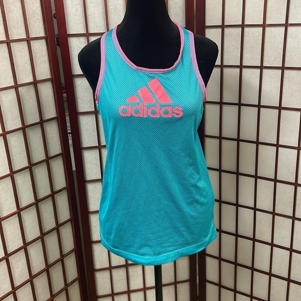 ADIDAS Women's Small Active Wear Set in Turquoise and Pink